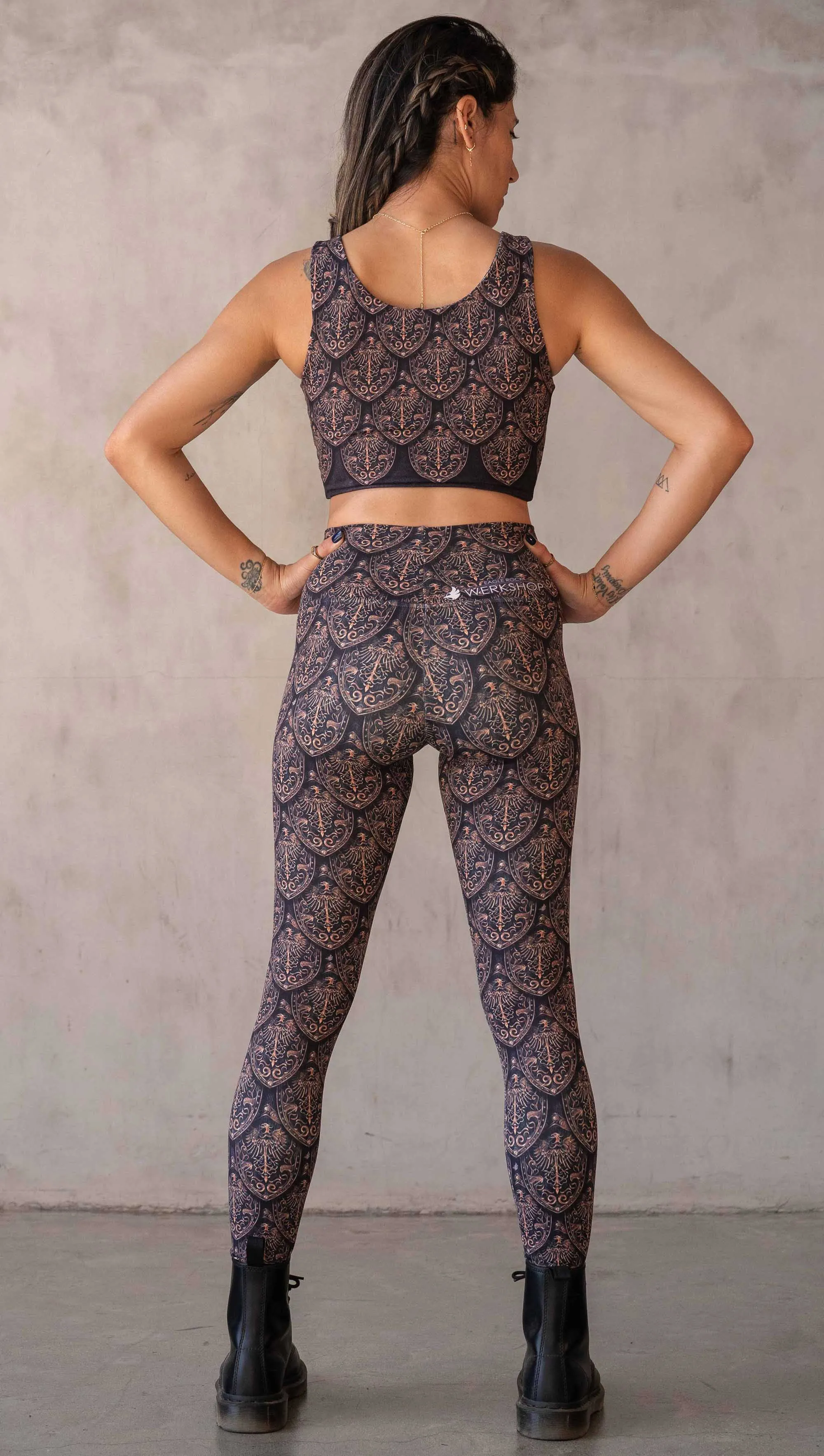Dragon Rider (Gold) - Athleisure Leggings