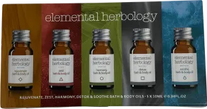 elemental herbology Bath & Body Oils 5 x 10ml