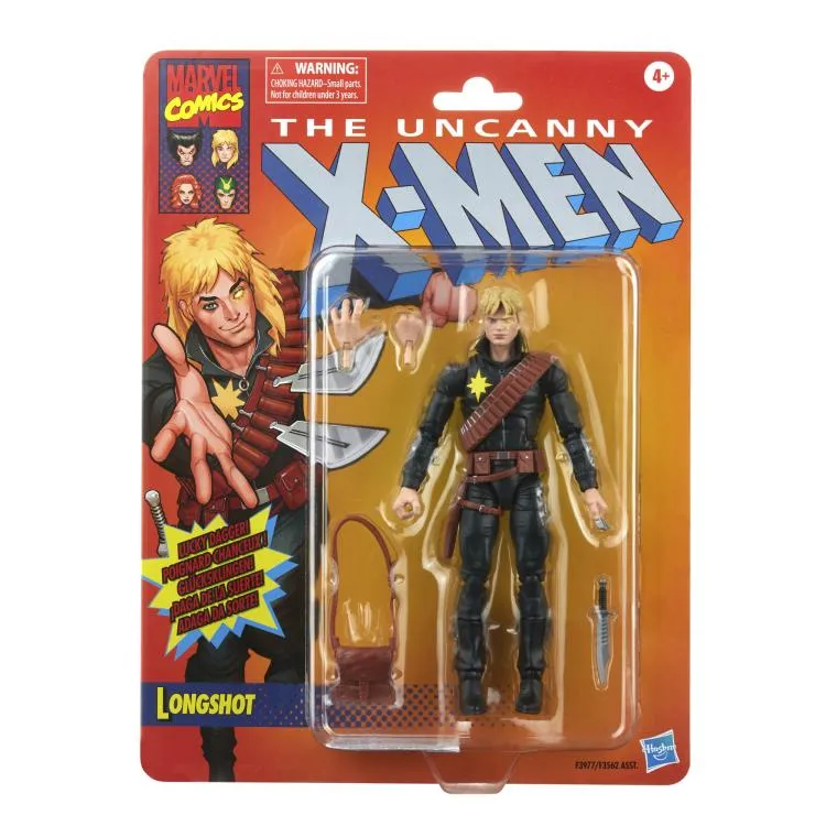 Marvel Legends Retro Series Longshot The Uncanny X-Men Wave Action Figure