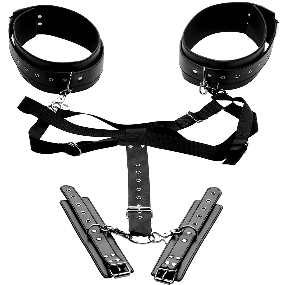 Master Series Acquire Thigh Harness with Cuffs