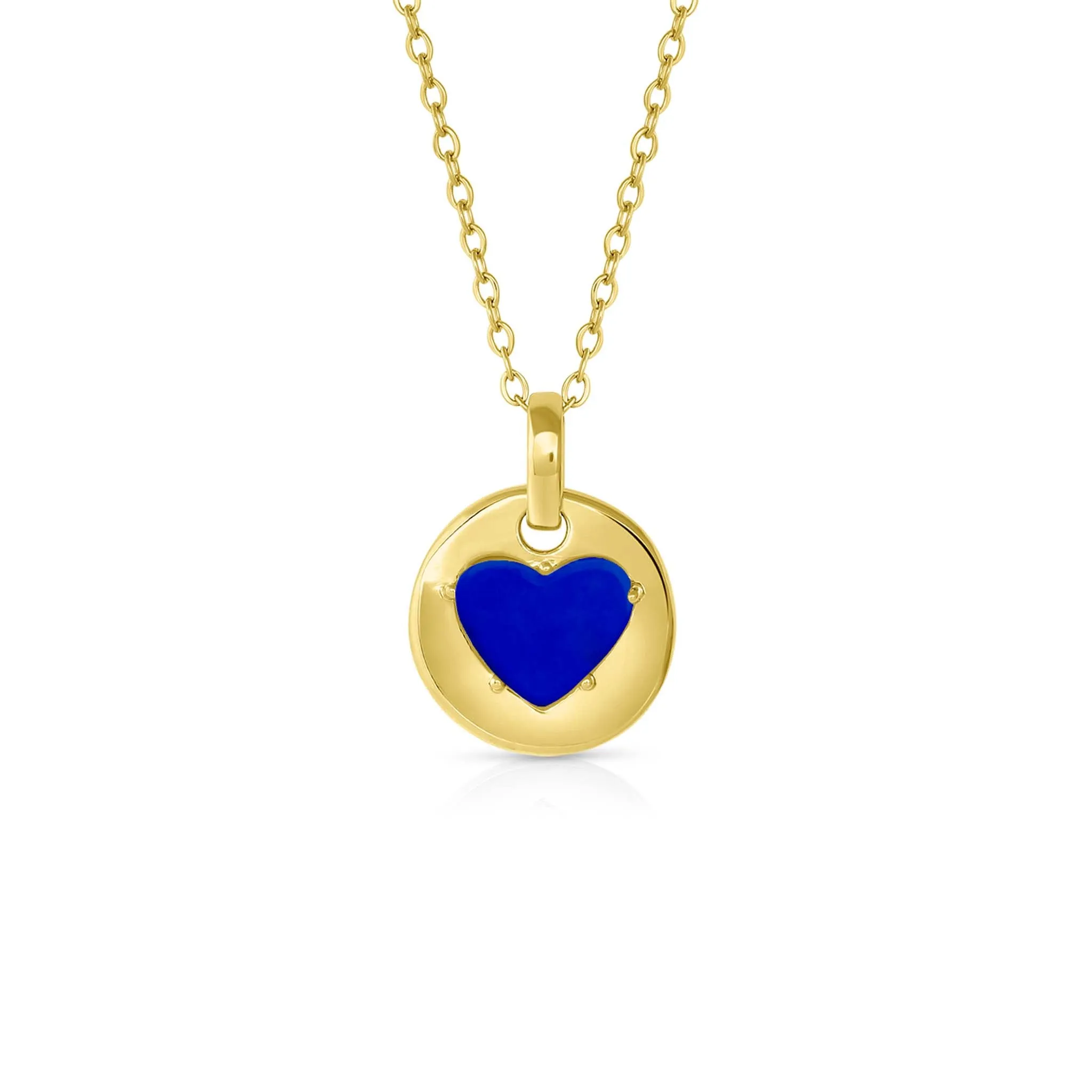 SEPTEMBER Birthstone Gold Jane Necklace in Sapphire